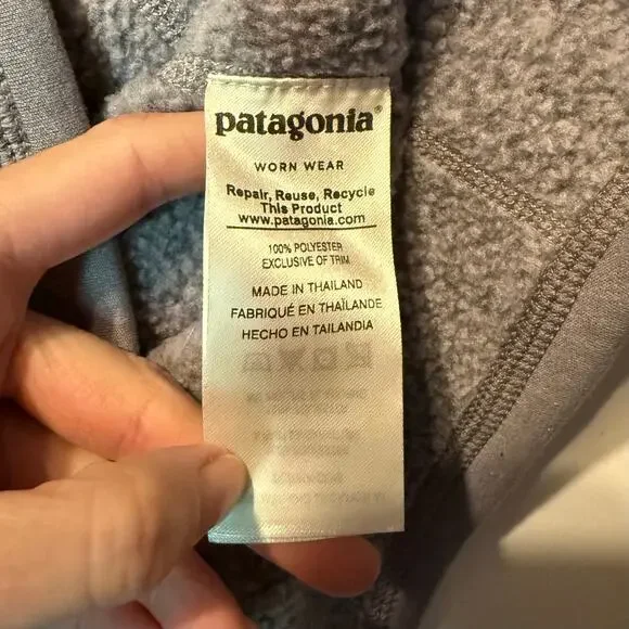 Patagonia Jacket Women’s Size XS Purple Full Zip Polyester Better Sweater - Picture 4 of 7